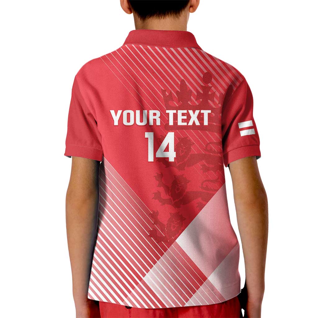 Custom England Cricket Kid Polo Shirt Go Champions Sporty Style