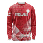 Custom England Cricket Long Sleeve Shirt Go Champions Sporty Style