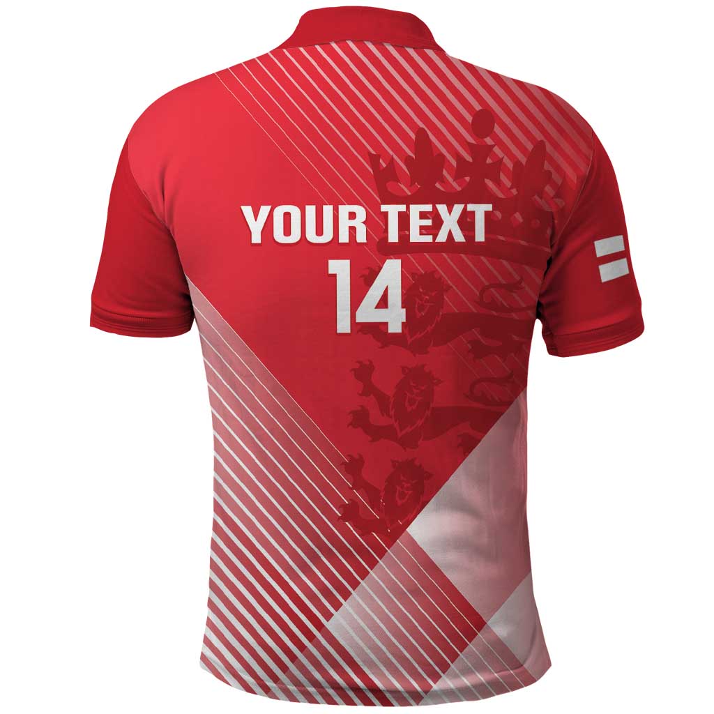 Custom England Cricket Polo Shirt Go Champions Sporty Style