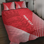 Custom England Cricket Quilt Bed Set Go Champions Sporty Style