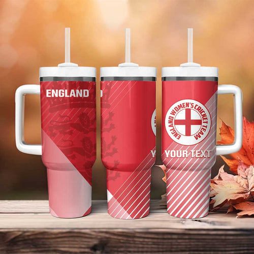 Custom England Cricket Tumbler With Handle Go Champions Sporty Style