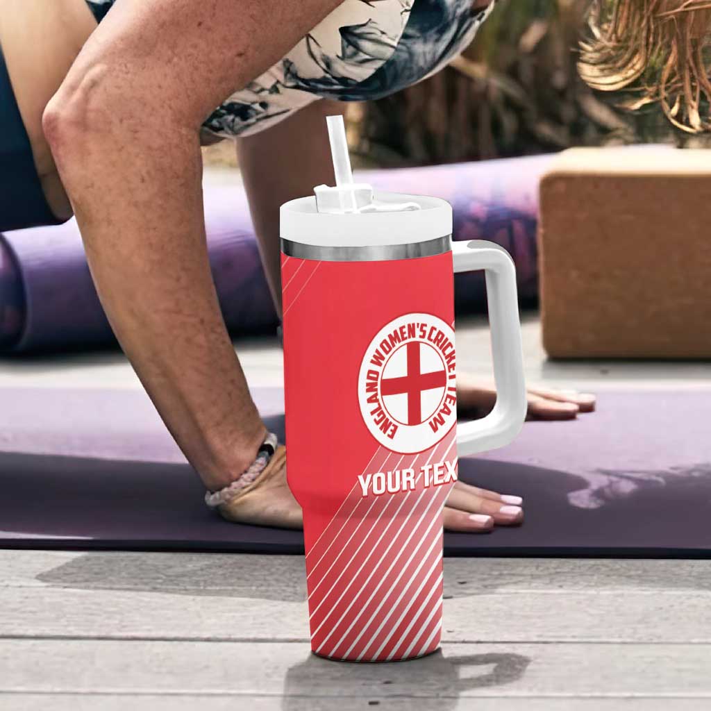 Custom England Cricket Tumbler With Handle Go Champions Sporty Style