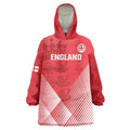 Custom England Cricket Wearable Blanket Hoodie Go Champions Sporty Style