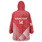 Custom England Cricket Wearable Blanket Hoodie Go Champions Sporty Style