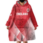 Custom England Cricket Wearable Blanket Hoodie Go Champions Sporty Style