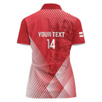 Custom England Cricket Women Polo Shirt Go Champions Sporty Style