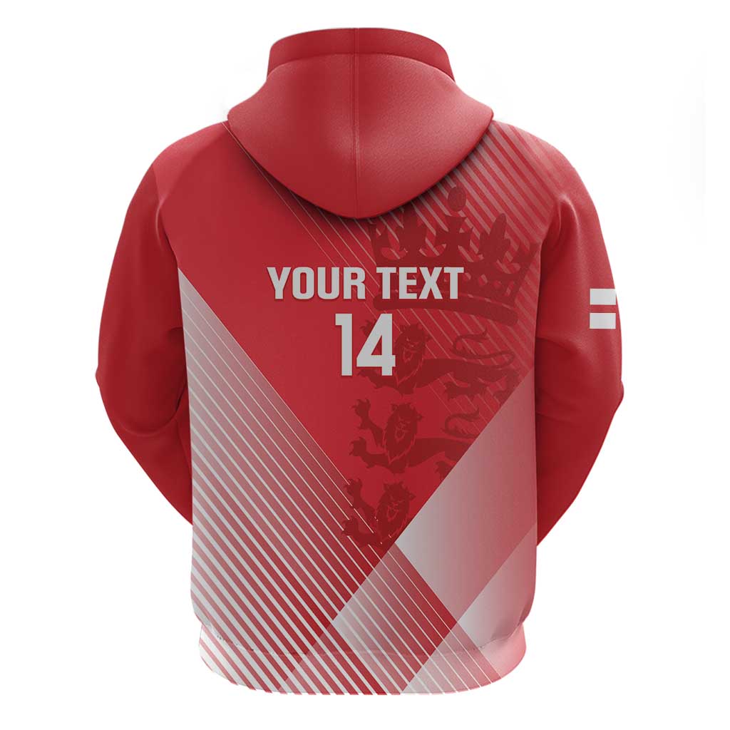 Custom England Cricket Zip Hoodie Go Champions Sporty Style