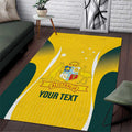 Custom Australia Cricket Area Rug Go Champions Aussie