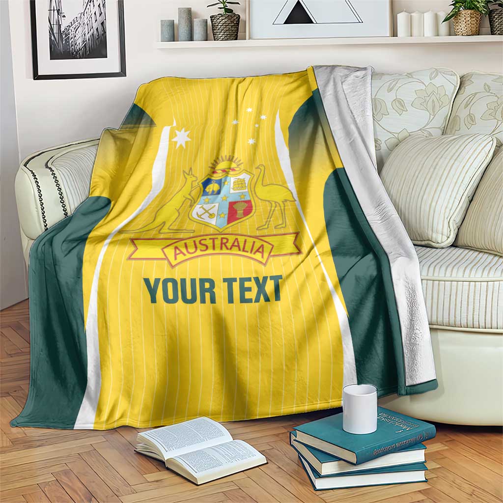 Custom Australia Cricket Blanket Go Champions Aussie