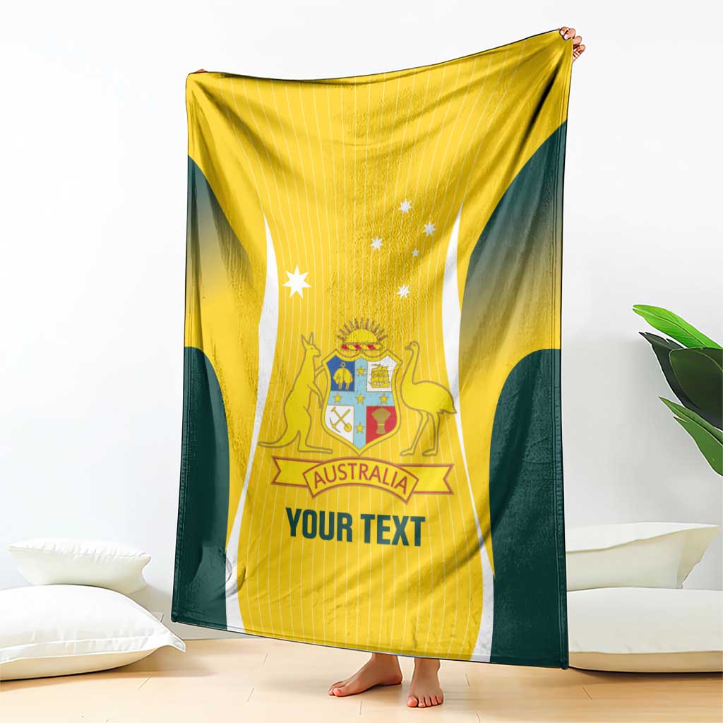 Custom Australia Cricket Blanket Go Champions Aussie