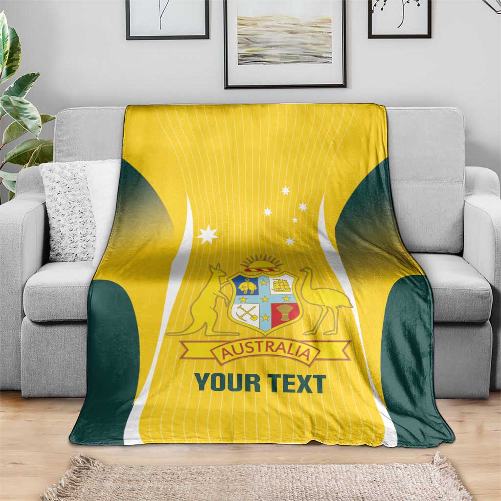 Custom Australia Cricket Blanket Go Champions Aussie