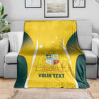Custom Australia Cricket Blanket Go Champions Aussie
