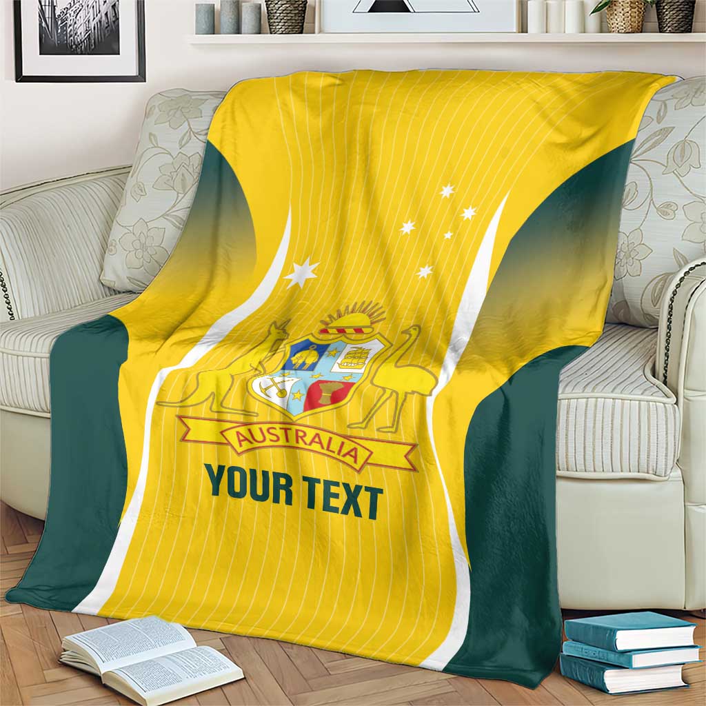 Custom Australia Cricket Blanket Go Champions Aussie