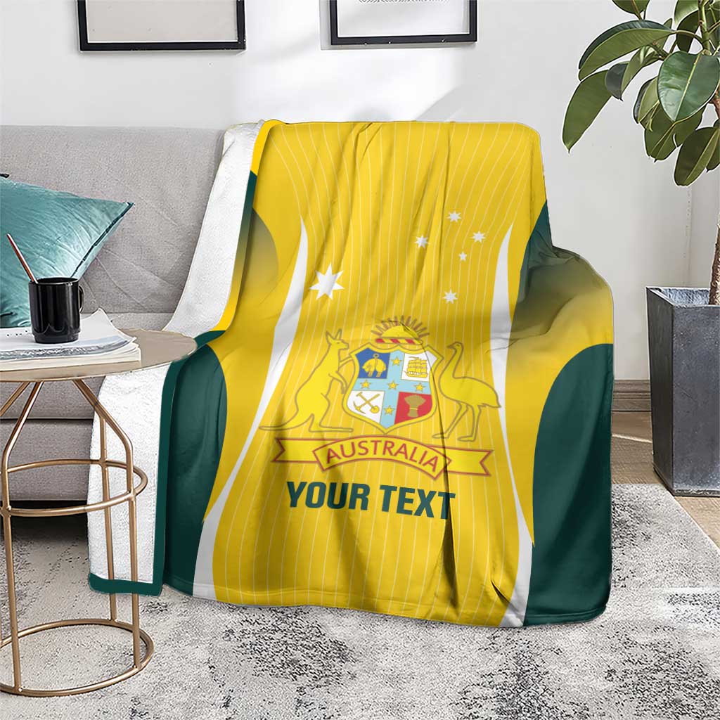 Custom Australia Cricket Blanket Go Champions Aussie