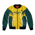 Custom Australia Cricket Bomber Jacket Go Champions Aussie