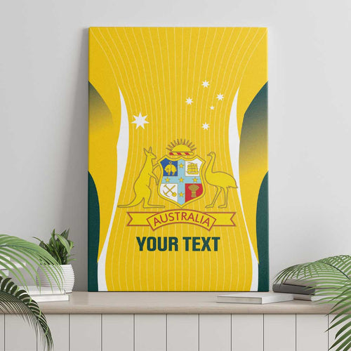 Custom Australia Cricket Canvas Wall Art Go Champions Aussie