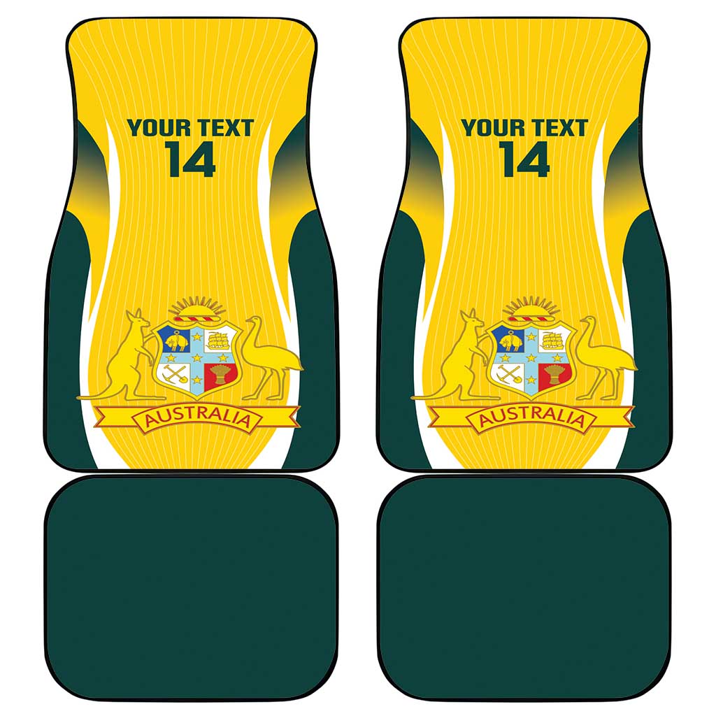 Custom Australia Cricket Car Mats Go Champions Aussie