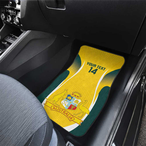 Custom Australia Cricket Car Mats Go Champions Aussie