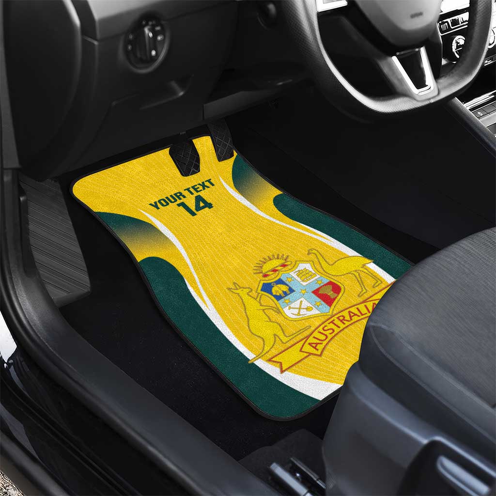 Custom Australia Cricket Car Mats Go Champions Aussie