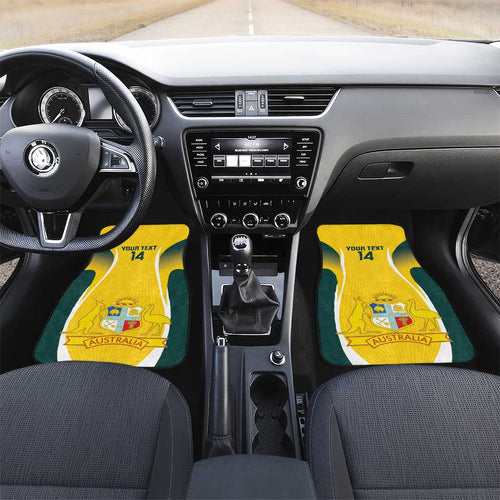 Custom Australia Cricket Car Mats Go Champions Aussie