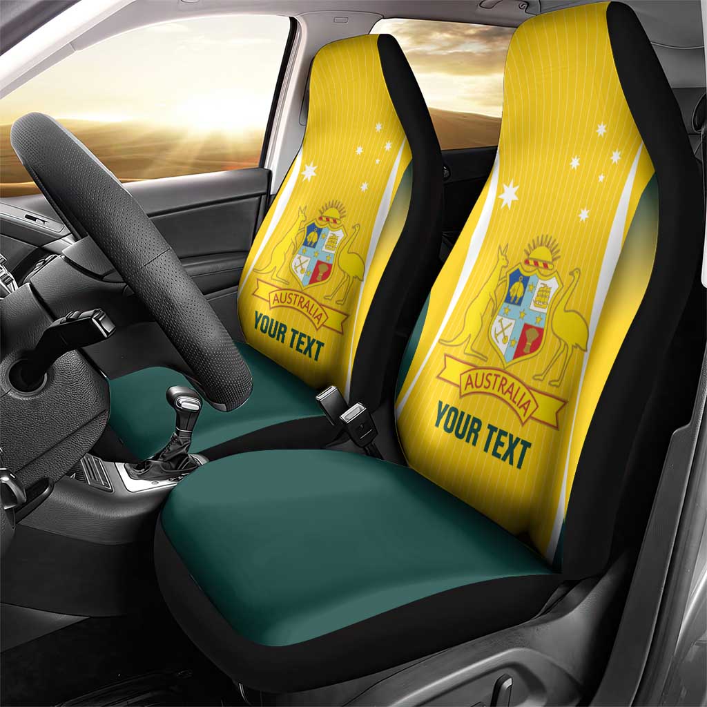 Custom Australia Cricket Car Seat Cover Go Champions Aussie