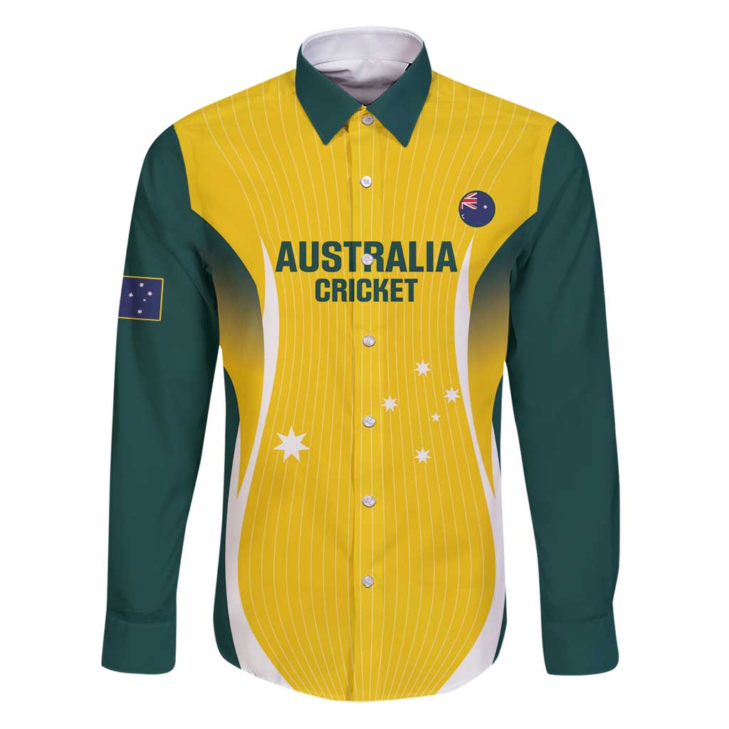 Custom Australia Cricket Family Matching Puletasi and Hawaiian Shirt Go Champions Aussie