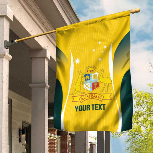 Custom Australia Cricket Garden Flag Go Champions Aussie