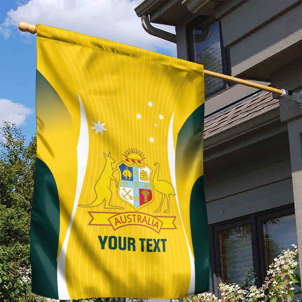 Custom Australia Cricket Garden Flag Go Champions Aussie