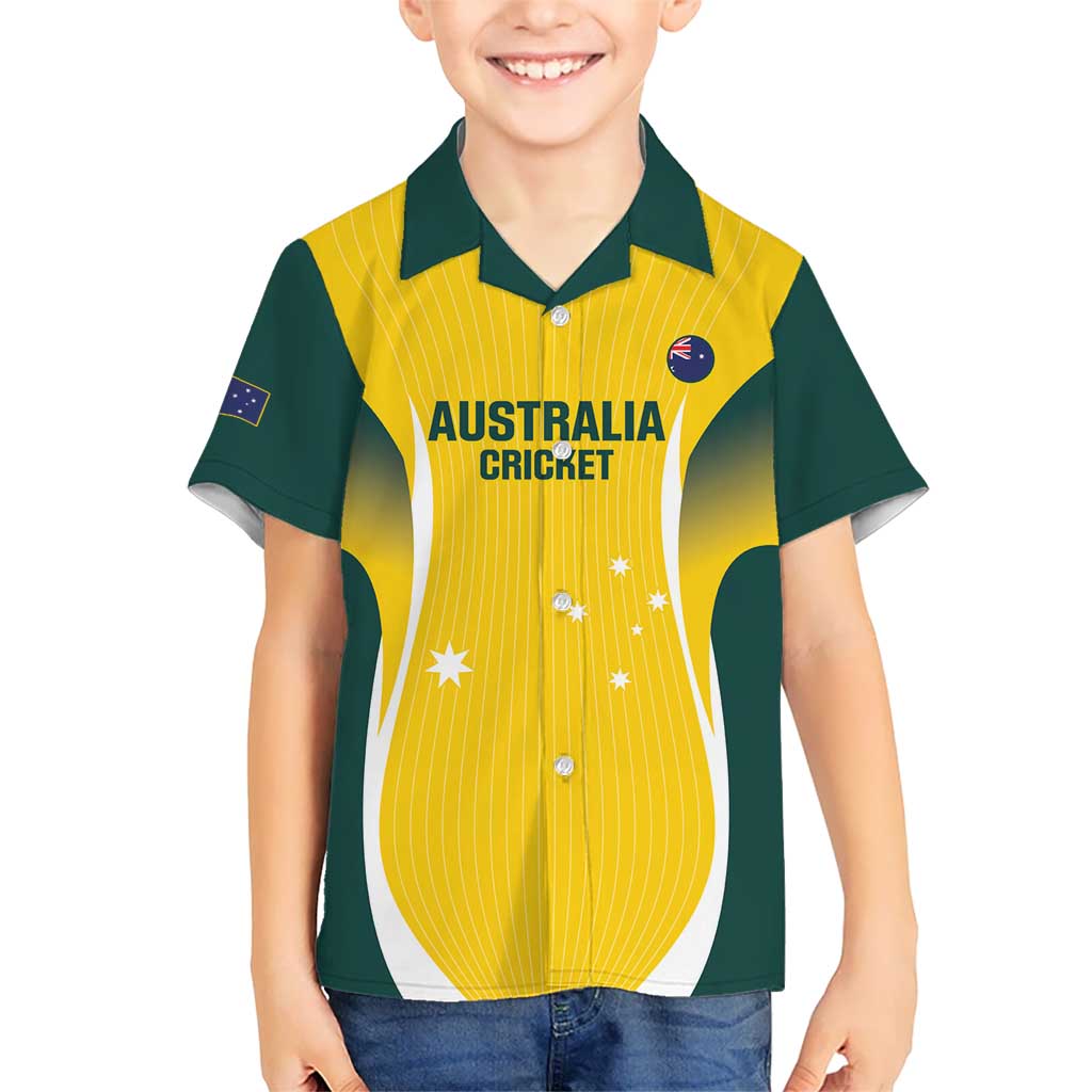 Custom Australia Cricket Hawaiian Shirt Go Champions Aussie