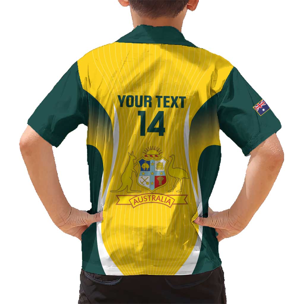 Custom Australia Cricket Hawaiian Shirt Go Champions Aussie