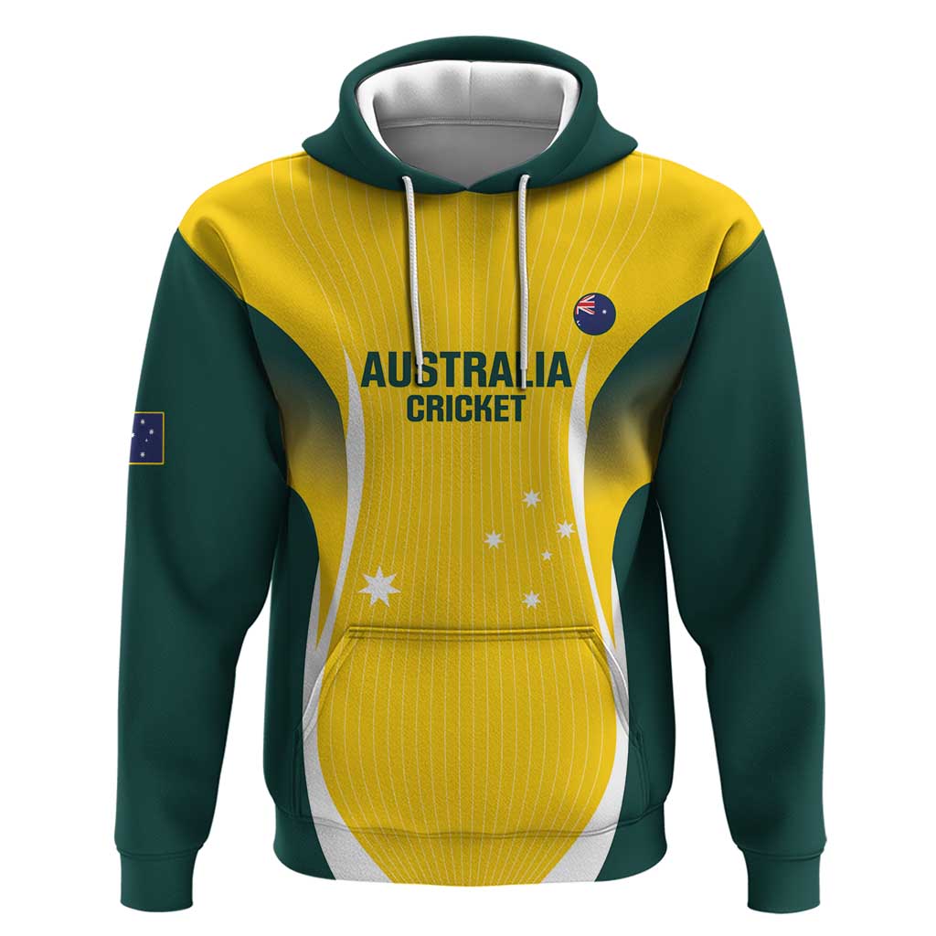 Custom Australia Cricket Hoodie Go Champions Aussie