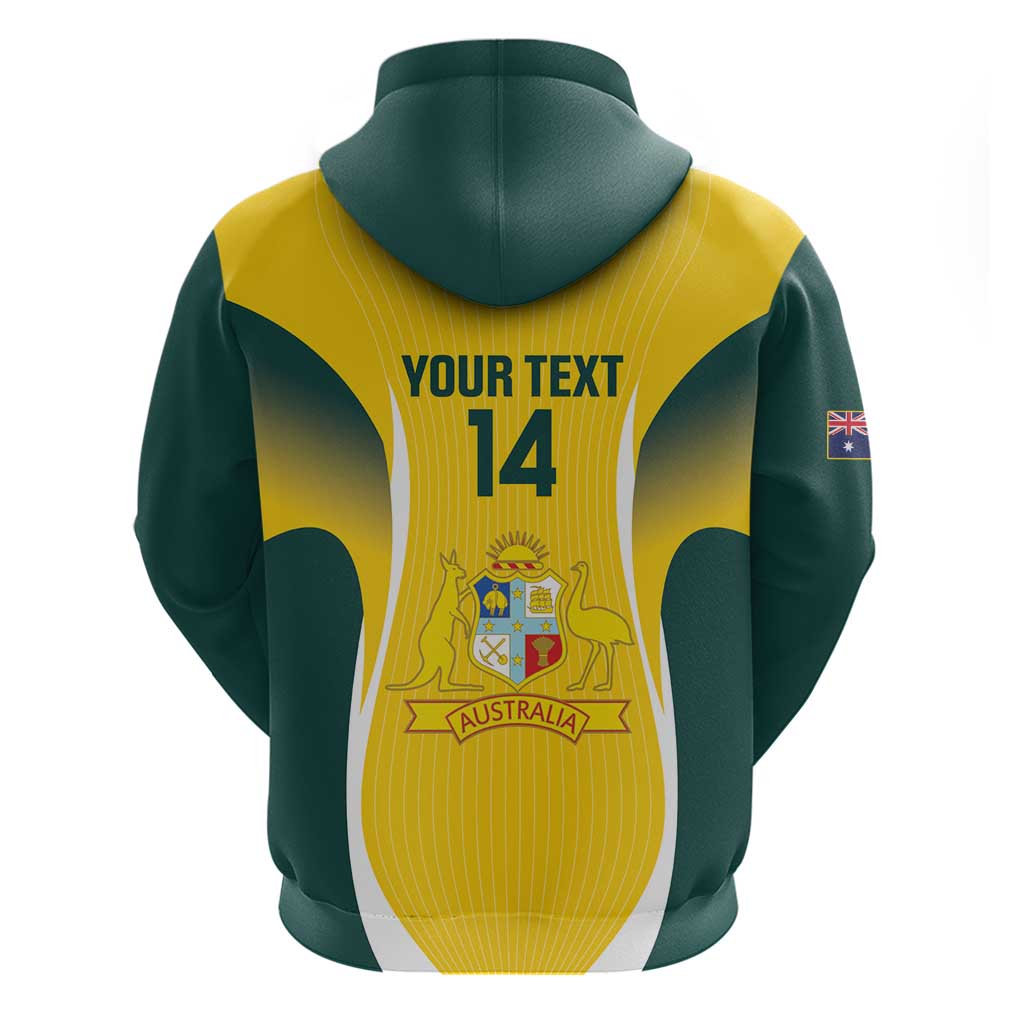 Custom Australia Cricket Hoodie Go Champions Aussie