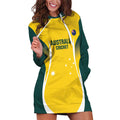 Custom Australia Cricket Hoodie Dress Go Champions Aussie