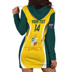 Custom Australia Cricket Hoodie Dress Go Champions Aussie