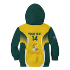 Custom Australia Cricket Kid Hoodie Go Champions Aussie