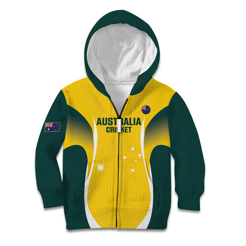 Custom Australia Cricket Kid Hoodie Go Champions Aussie