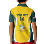 Custom Australia Cricket Kid Polo Shirt Go Champions Aussie