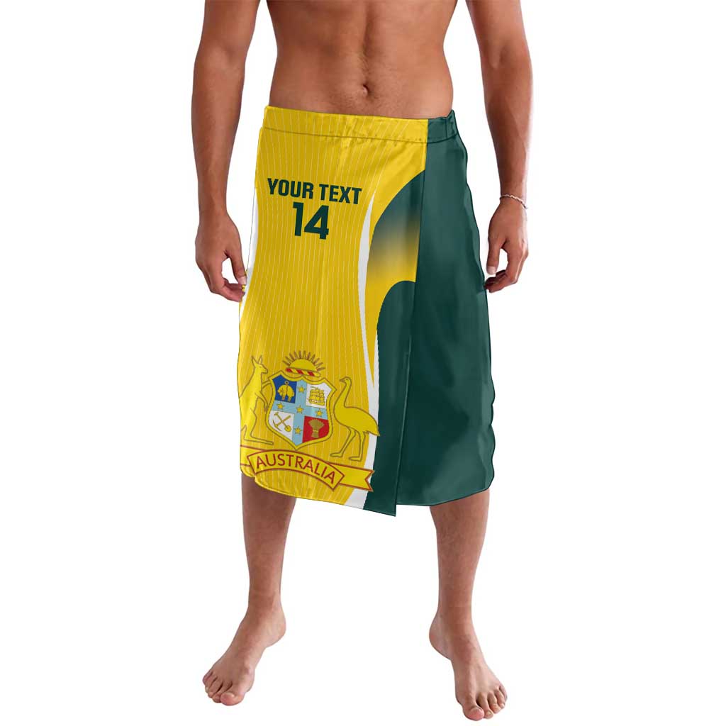 Custom Australia Cricket Lavalava Go Champions Aussie