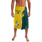 Custom Australia Cricket Lavalava Go Champions Aussie