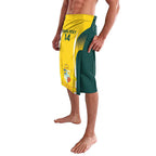 Custom Australia Cricket Lavalava Go Champions Aussie