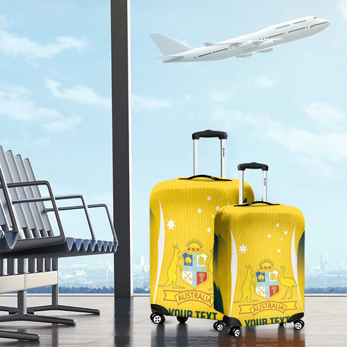 Custom Australia Cricket Luggage Cover Go Champions Aussie