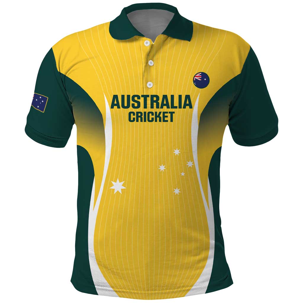Custom Australia Cricket Polo Shirt Go Champions Aussie