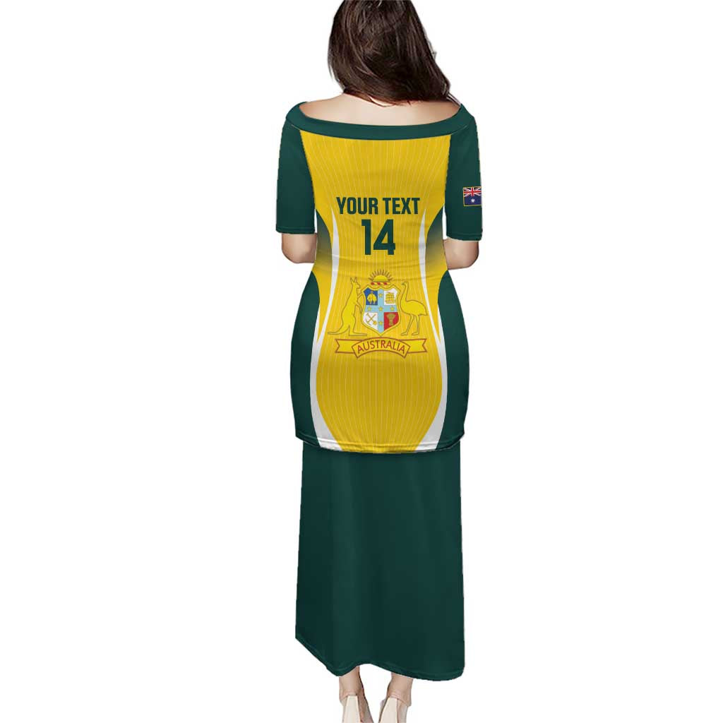 Custom Australia Cricket Puletasi Go Champions Aussie