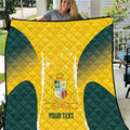 Custom Australia Cricket Quilt Go Champions Aussie