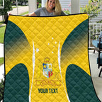 Custom Australia Cricket Quilt Go Champions Aussie