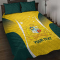 Custom Australia Cricket Quilt Bed Set Go Champions Aussie