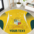 Custom Australia Cricket Round Carpet Go Champions Aussie