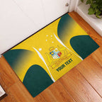 Custom Australia Cricket Rubber Doormat Go Champions Aussie