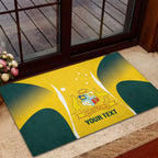 Custom Australia Cricket Rubber Doormat Go Champions Aussie