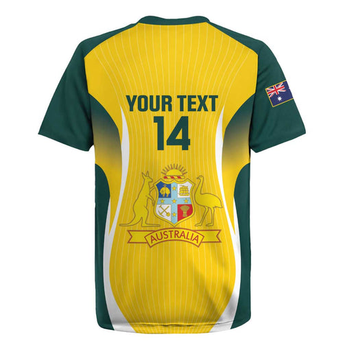Custom Australia Cricket Rugby Jersey Go Champions Aussie
